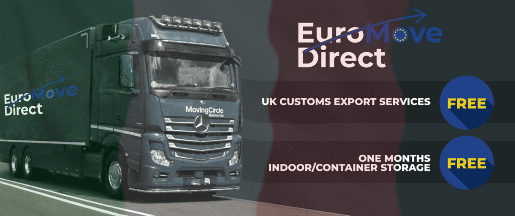 part load removals to italy